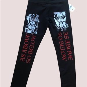 Baphomet Leggings EXTRA LARGE size as above so below